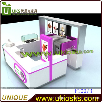 OEM/ODM Available Juice Kiosk, Juice Kiosk in Mall, Ice Cream Kiosk, Yogurt Kiosk for Sale with CE (F10073)